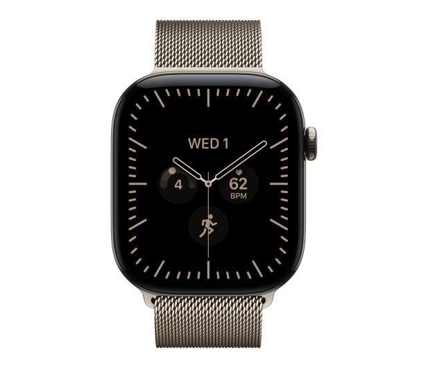 Apple Watch 12 42/Naturalny tytan/Mediolańska Bransoleta 5G - 1594078 - zdjęcie 2